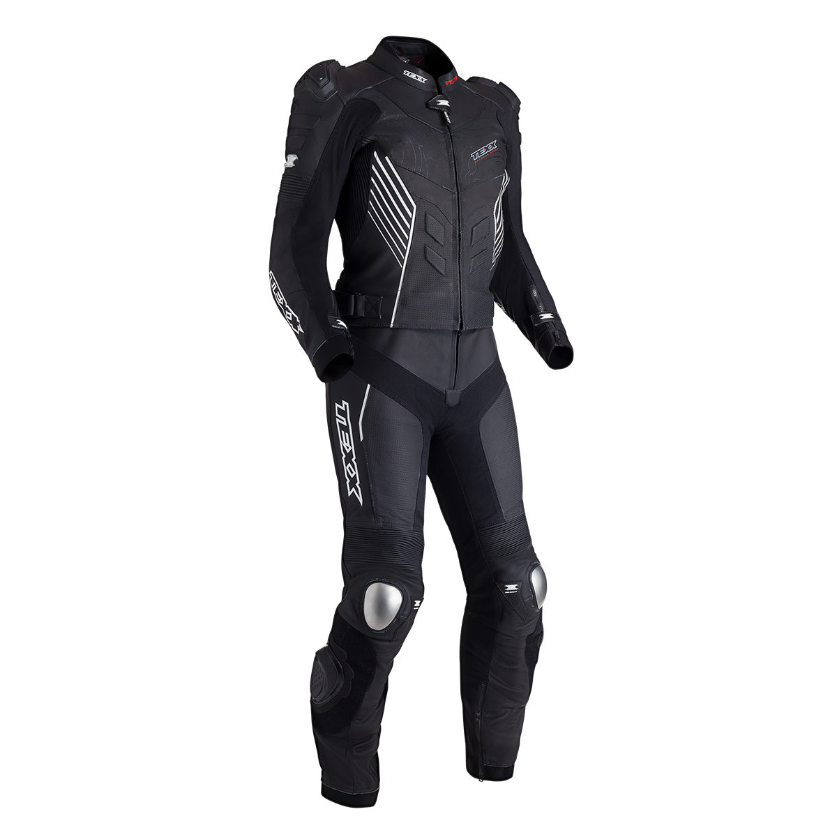 Macacao Texx Pista | 2 Peças | Preto e Cinza