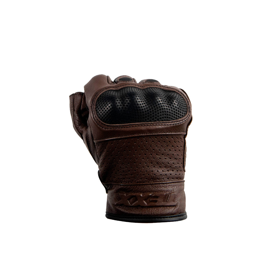 Luvas Texx Liberty | Meio Dedo | Marrom
