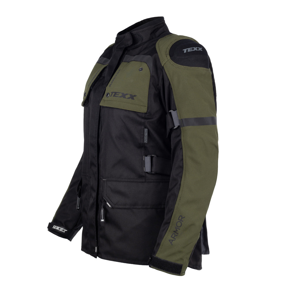 Jaqueta Texx Armor Lady | Feminina | Preta e Verde