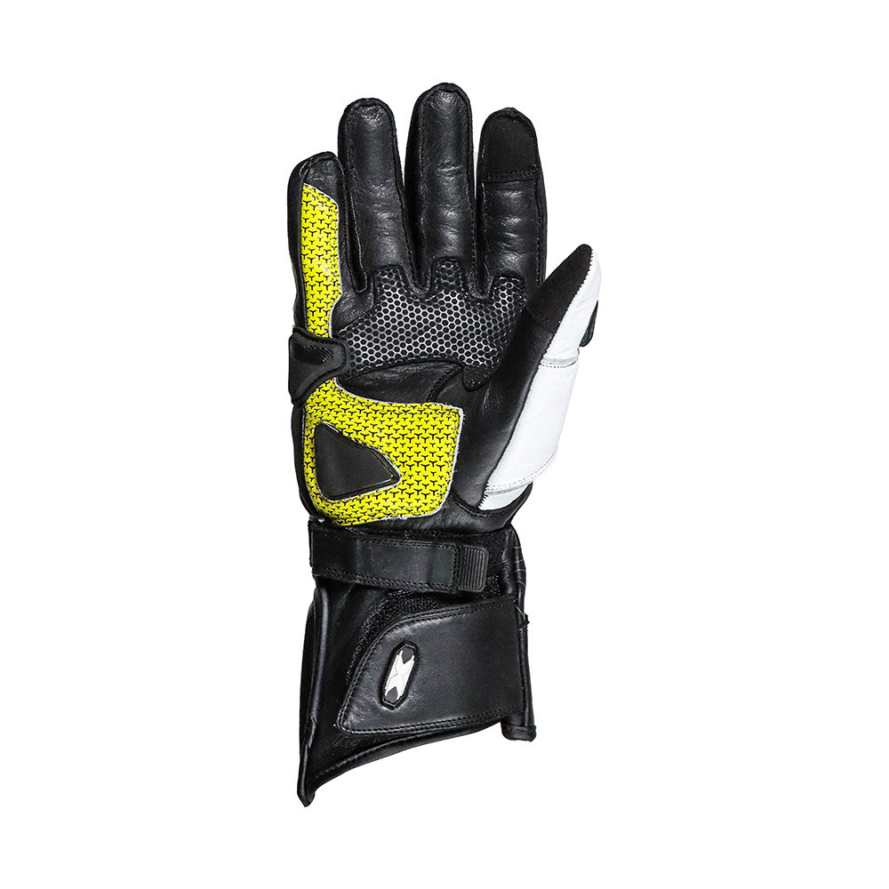 Luvas Texx Pista V2 | Masculina | Vermelha e Amarela