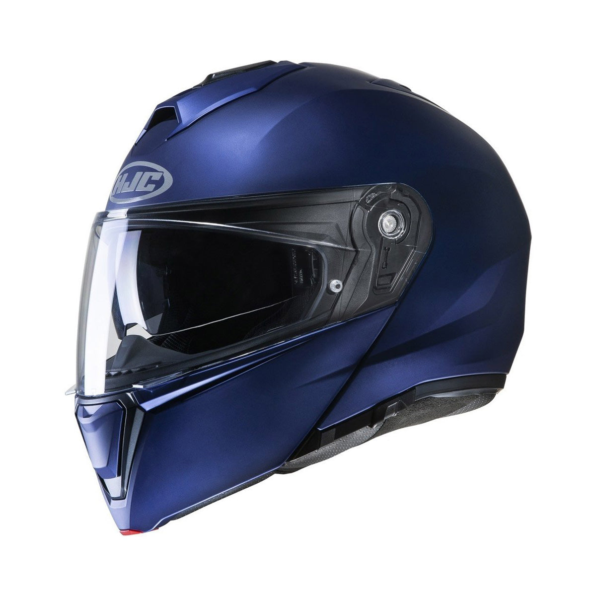 Capacete HJC I90 Solid | Azul e Anodizado