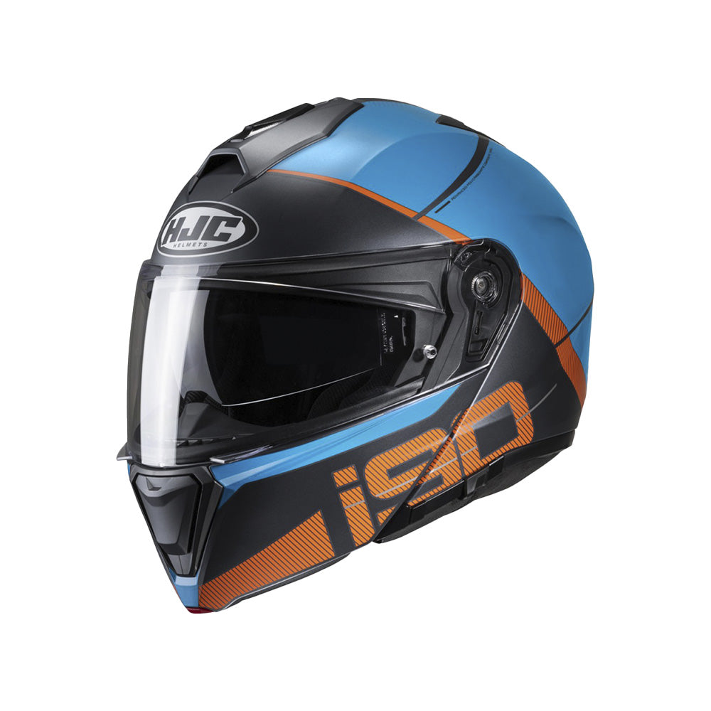 Capacete HJC I90 May | Azul e Laranja