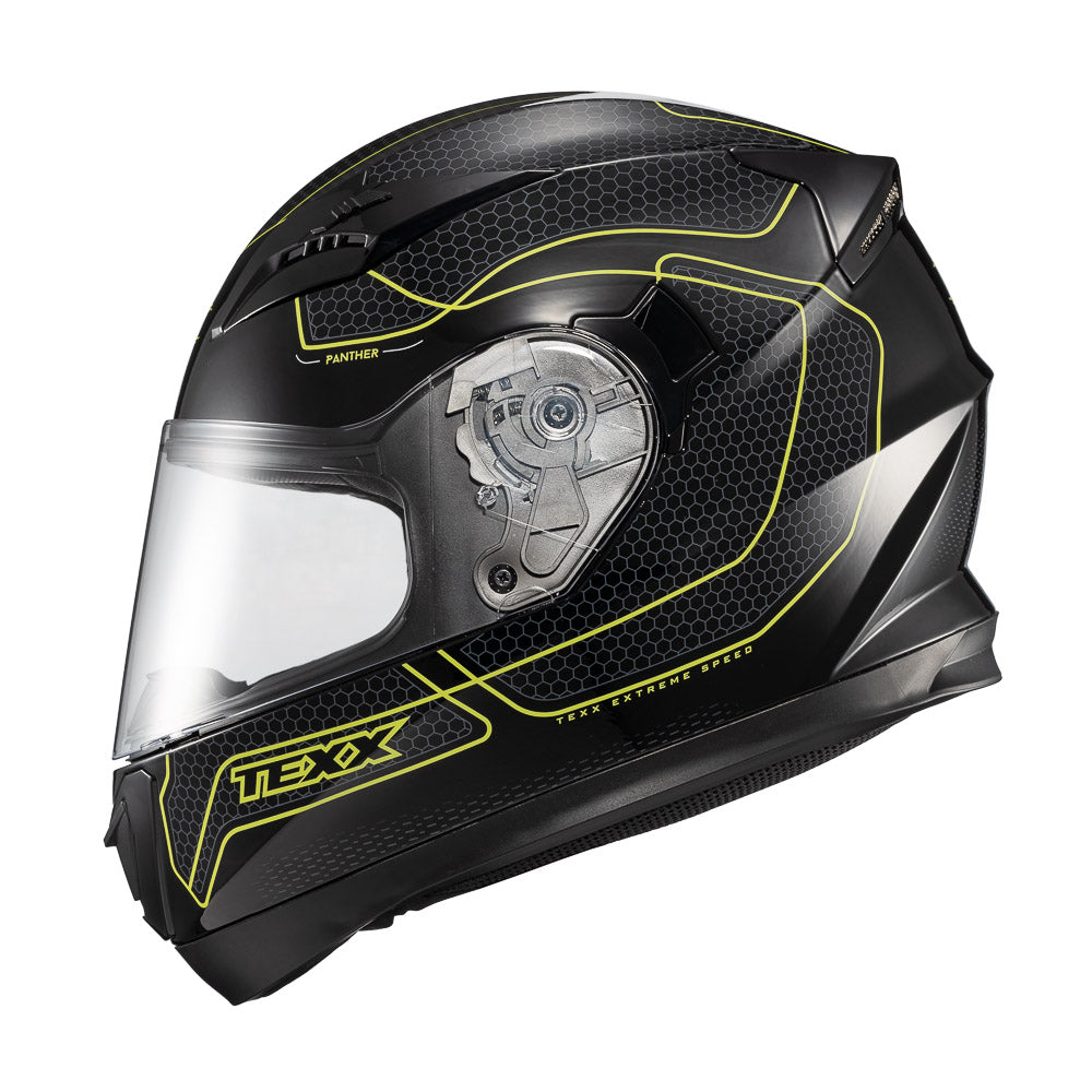 Capacete Texx Strike Panther | Verde Brilhoso