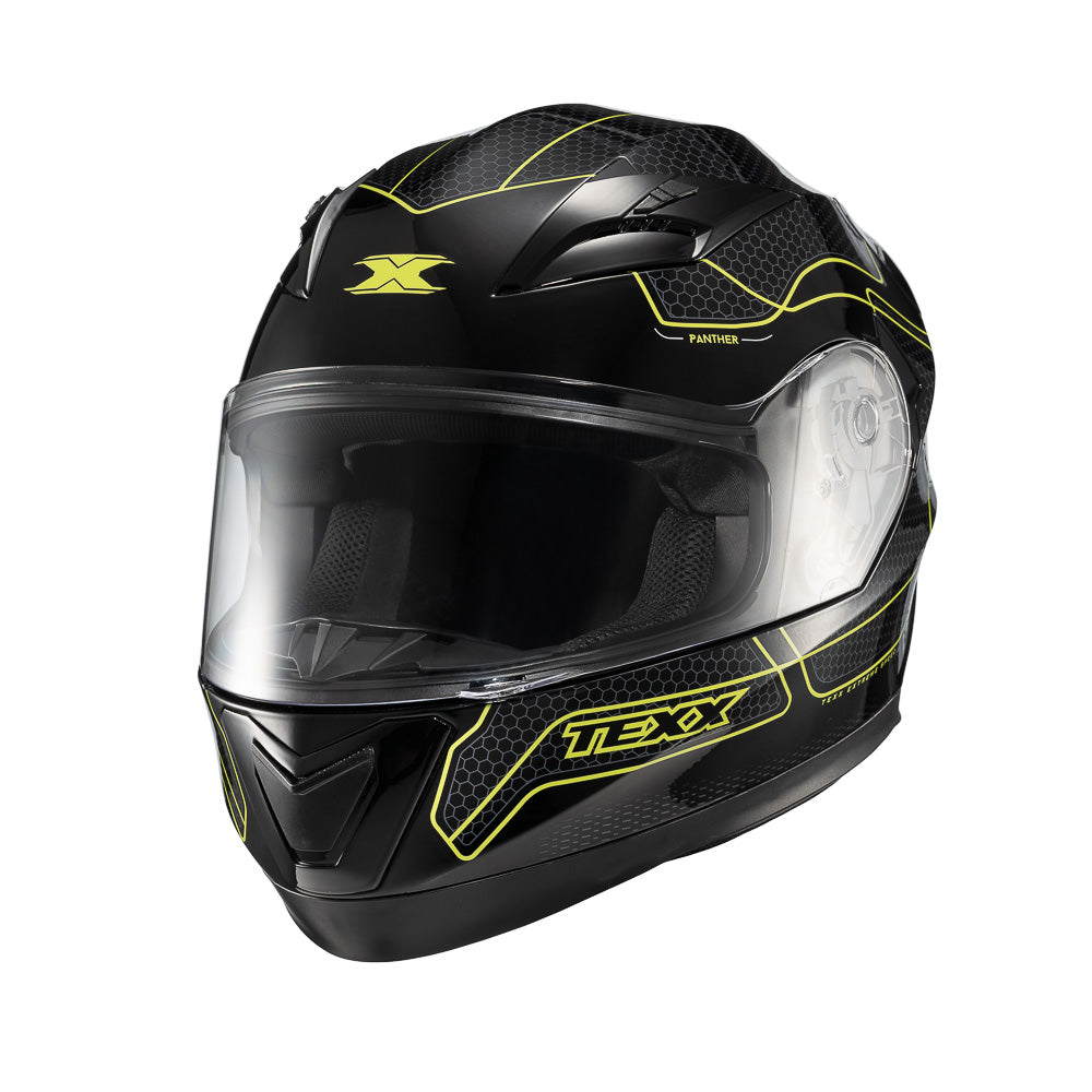 Capacete Texx Strike Panther | Verde Brilhoso
