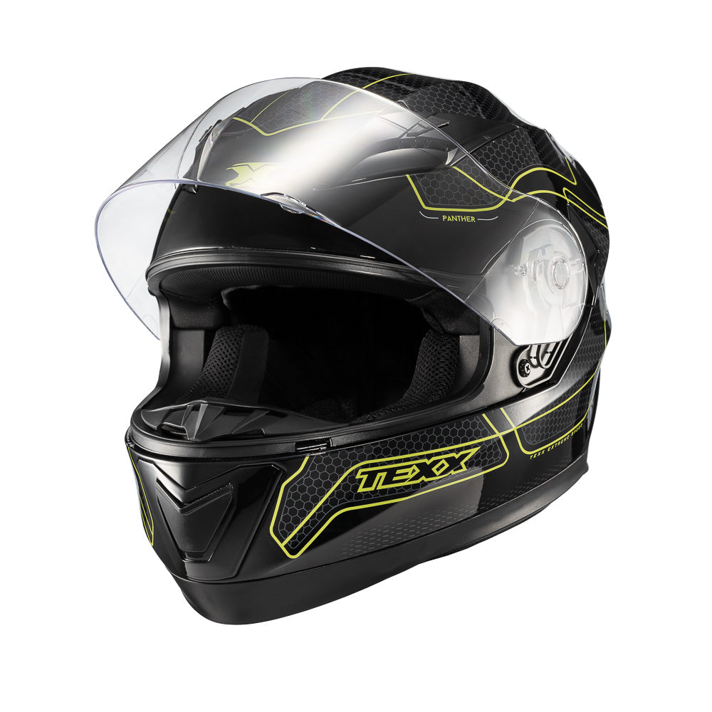 Capacete Texx Strike Panther | Verde Brilhoso