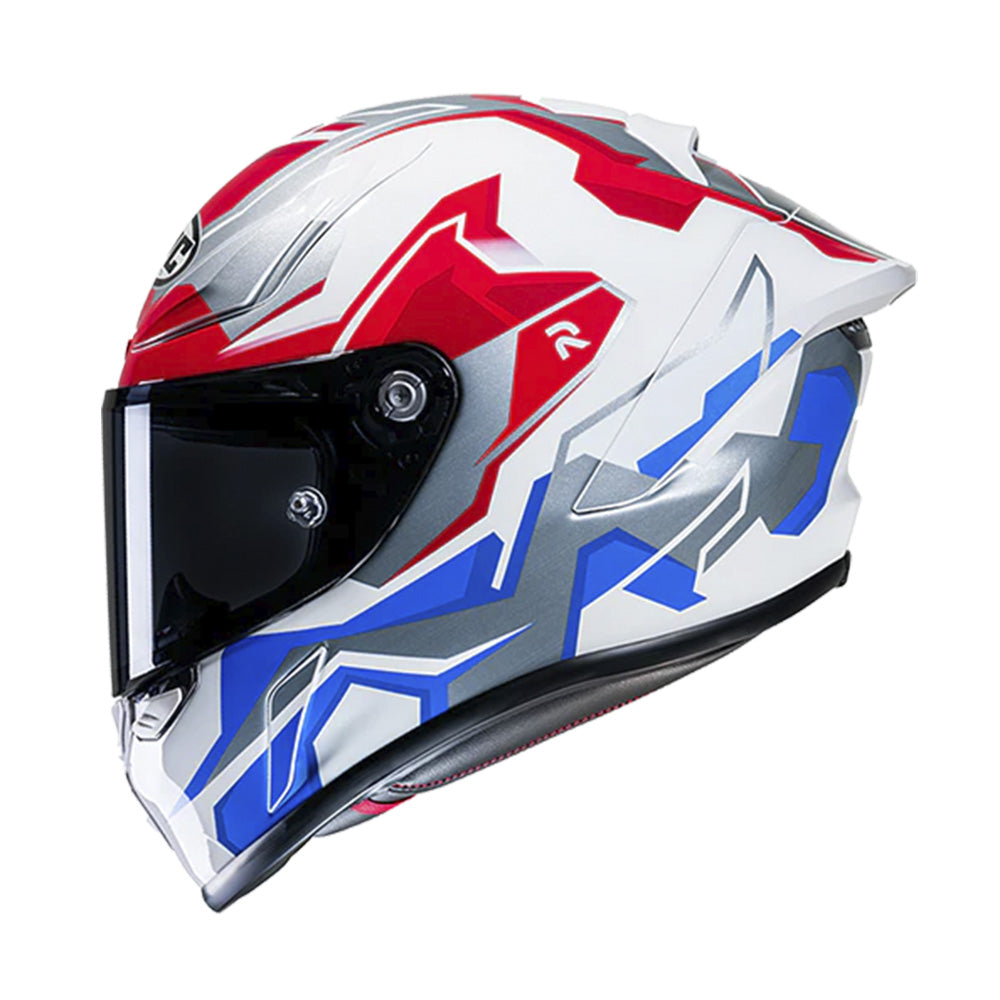 Capacete HJC Rpha 1 Nomaro | Vermelho, Branco, Azul e Cinza