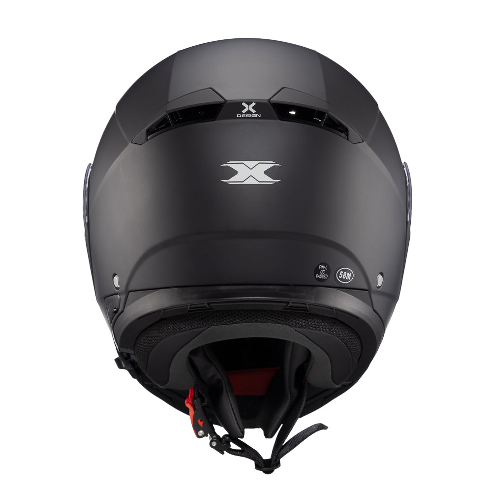 Capacete Texx Kratos Solid | Escamoteável | Preto Fosco