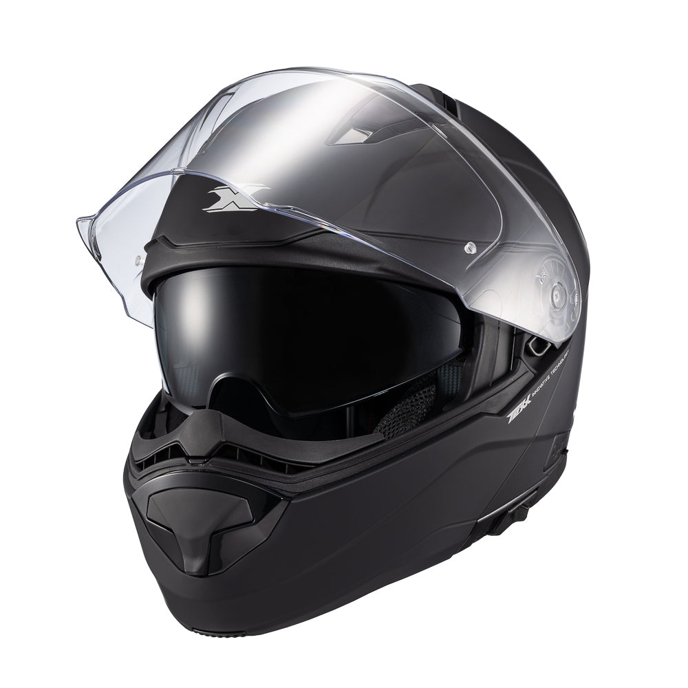 Capacete Texx Kratos Solid | Escamoteável | Preto Fosco