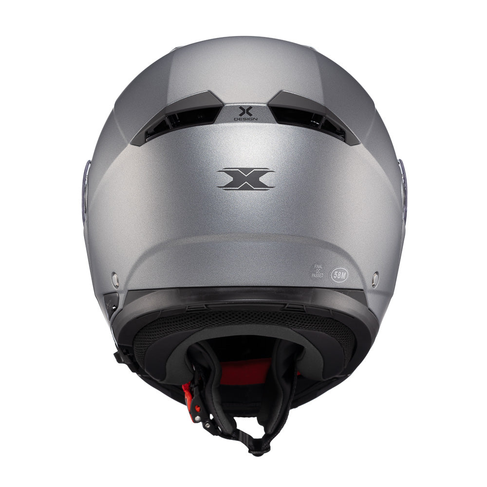 Capacete Texx Kratos Solid | Escamoteável | Titanio Fosco