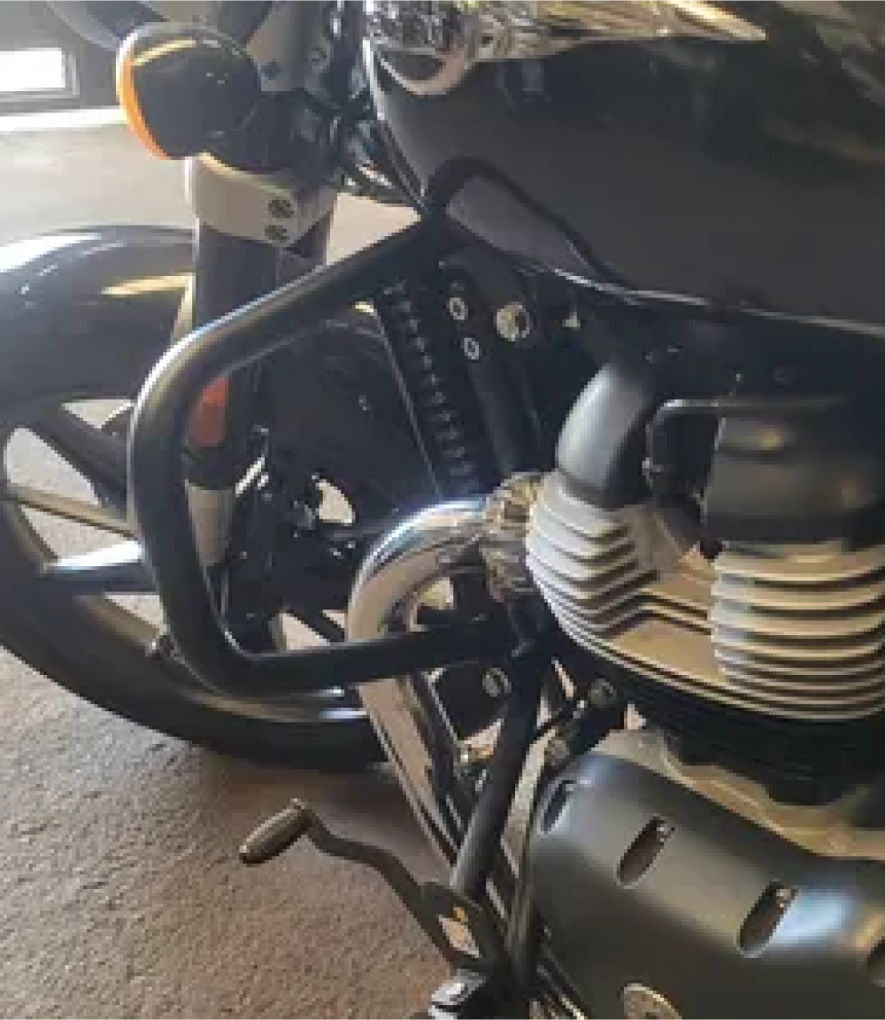 Protetor de Motor | Modelo Reto | Royal Enfield Super Meteor 650