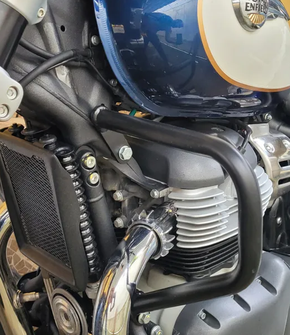 Protetor de Motor | Modelo Reto | Royal Enfield Super Meteor 650