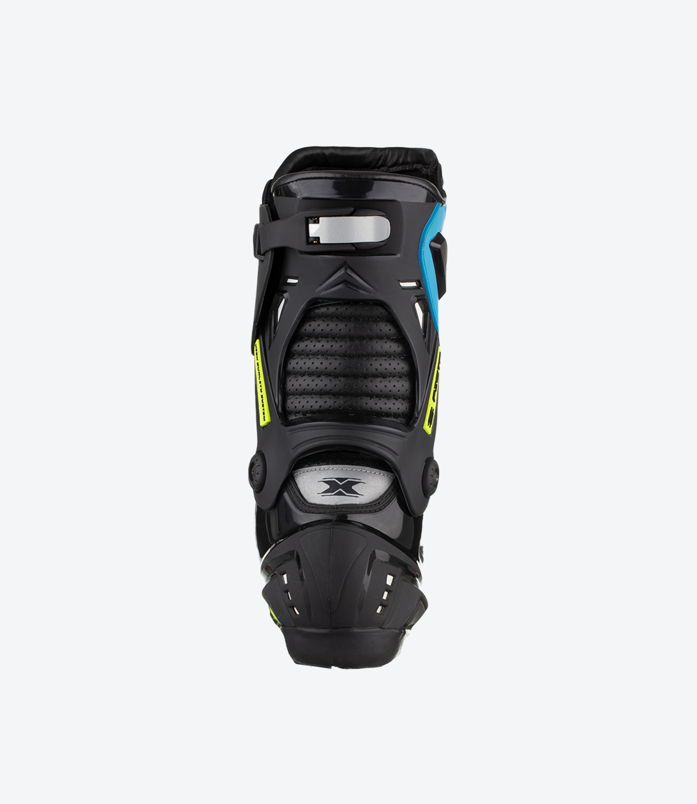 Bota Texx Pista | Preta, Verde e Azul