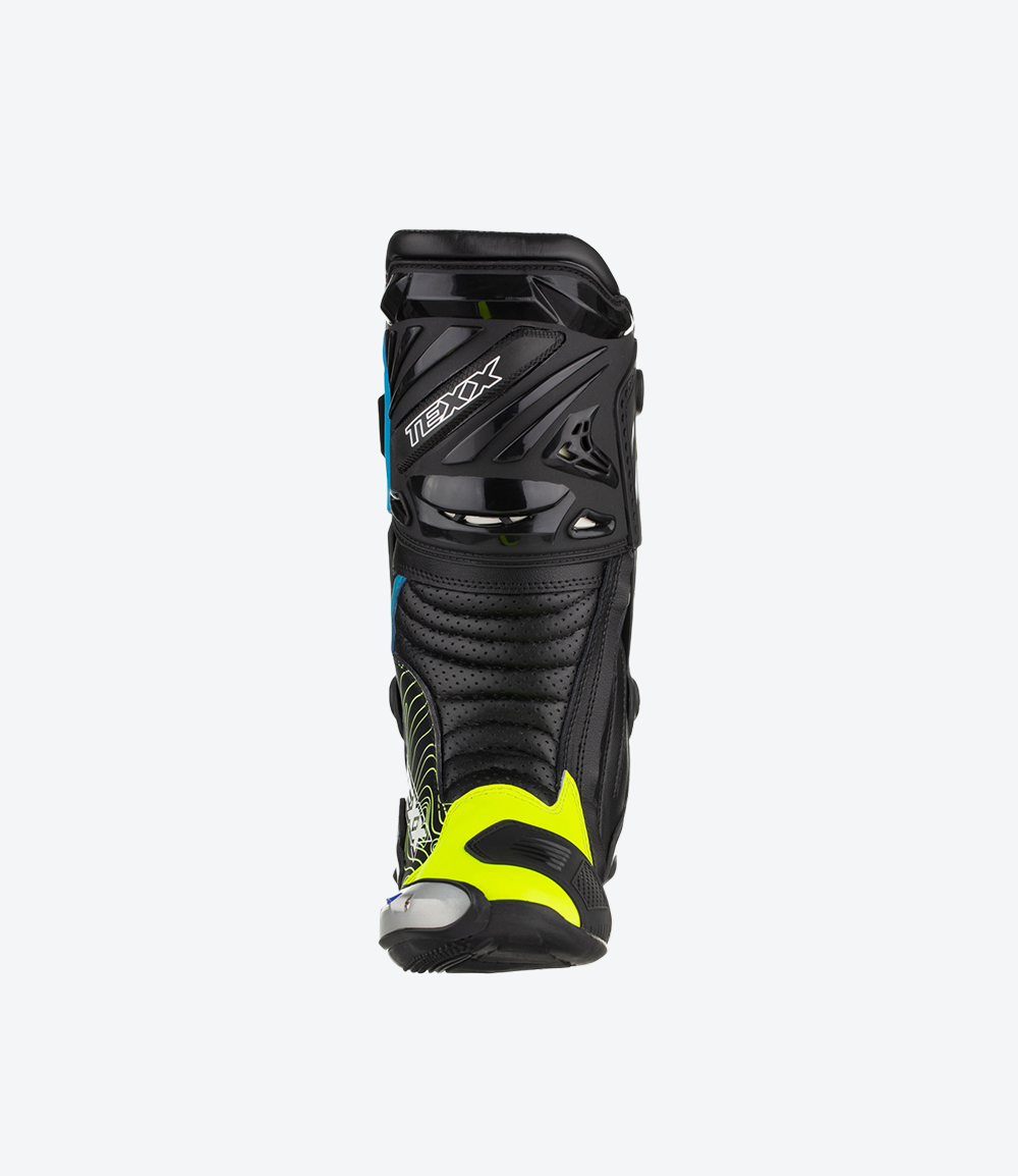 Bota Texx Pista | Preta, Verde e Azul
