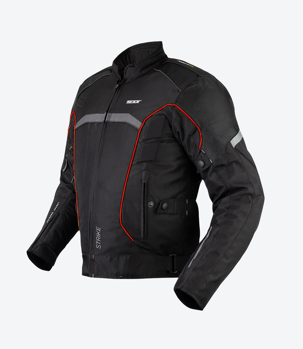 Jaqueta Texx New Strike V2 | Masculina | Preta e Vermelha