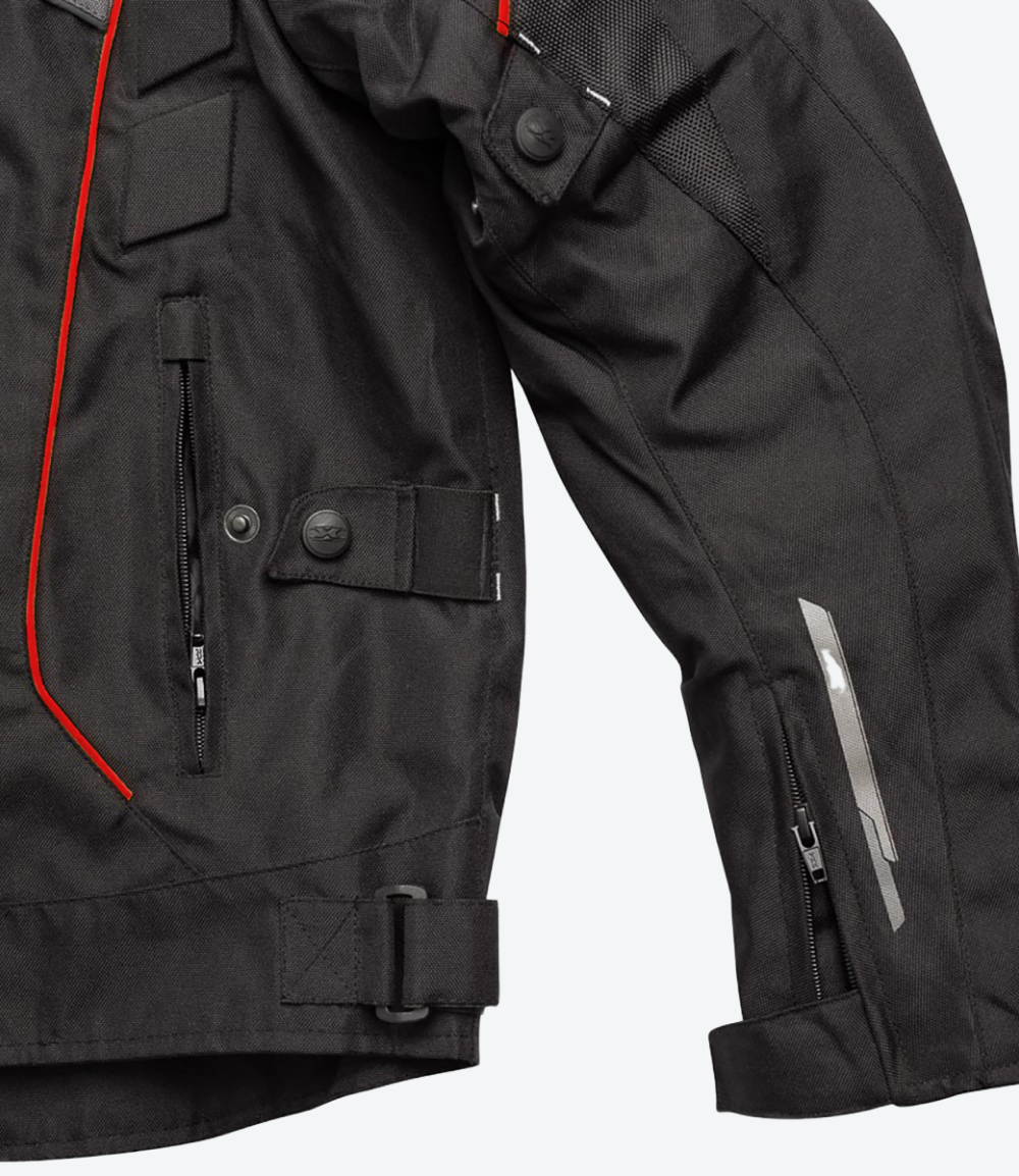 Jaqueta Texx New Strike V2 | Masculina | Preta e Vermelha
