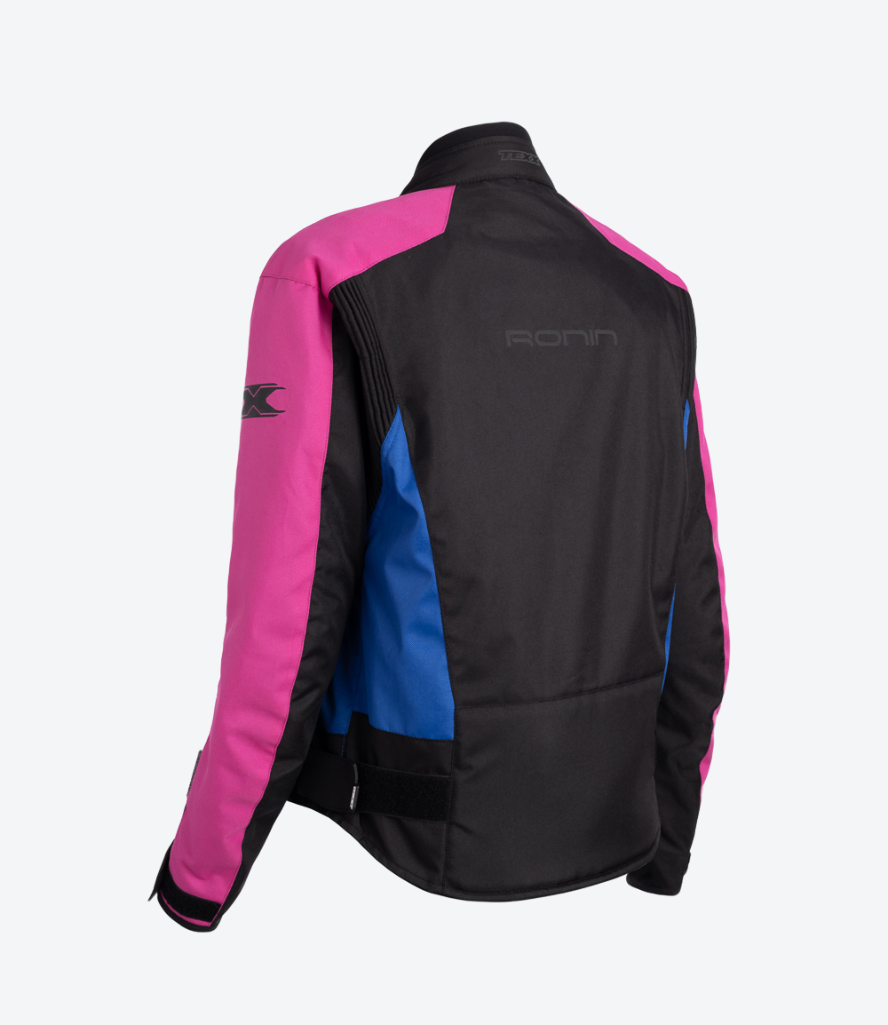 Jaqueta Texx Ronin V2 Lady | Feminina | Preta, Rosa e Azul
