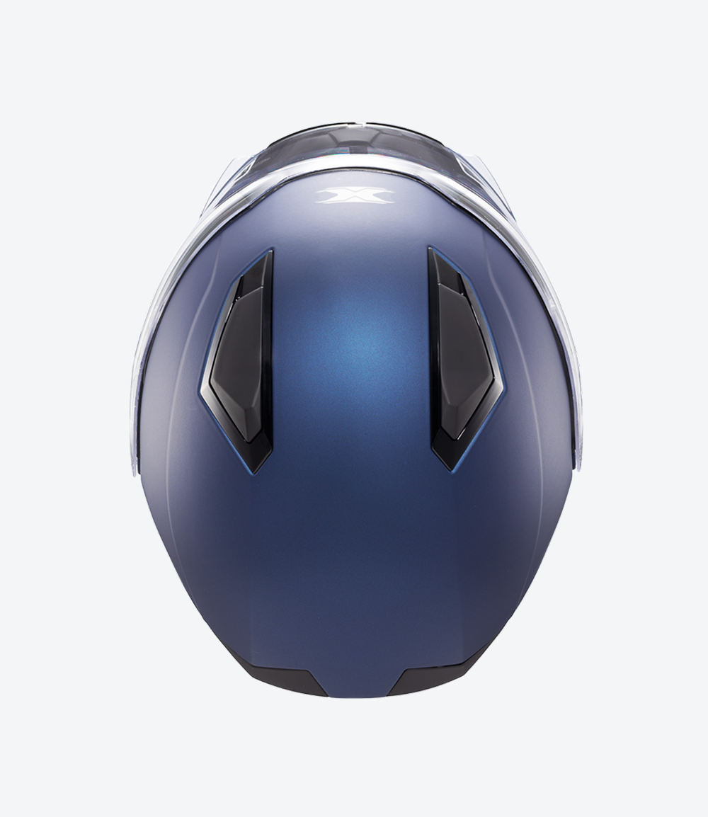 Capacete Texx Kratos Solid | Escamoteável | Azul Fosco