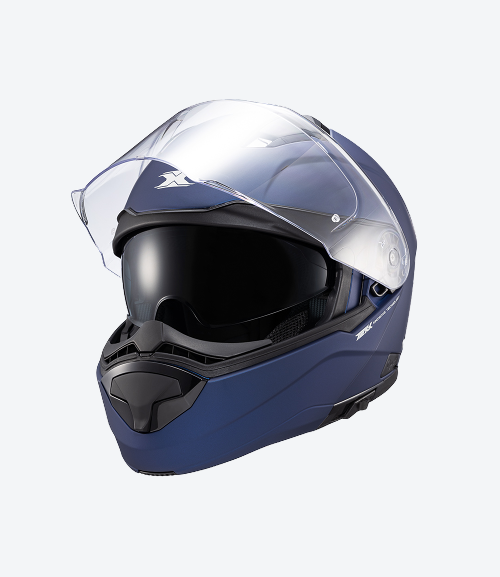 Capacete Texx Kratos Solid | Escamoteável | Azul Fosco