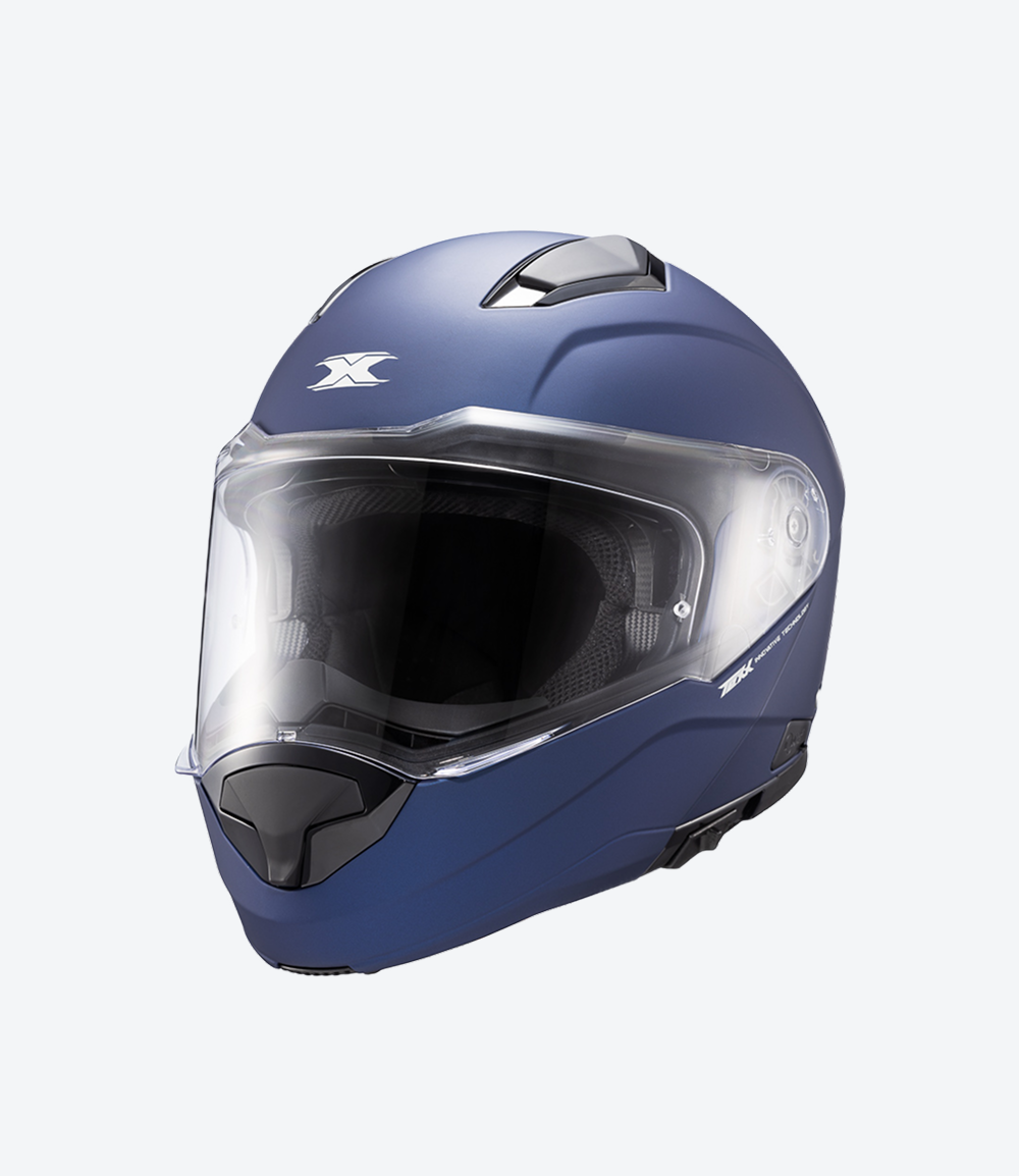Capacete Texx Kratos Solid | Escamoteável | Azul Fosco