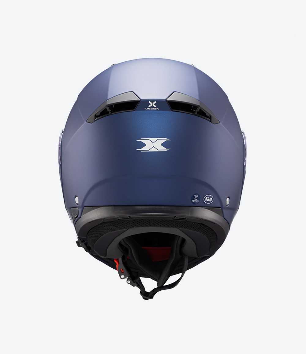 Capacete Texx Kratos Solid | Escamoteável | Azul Fosco