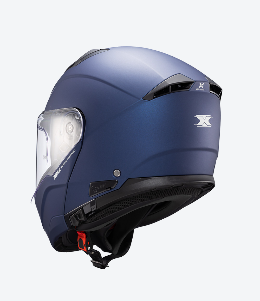 Capacete Texx Kratos Solid | Escamoteável | Azul Fosco