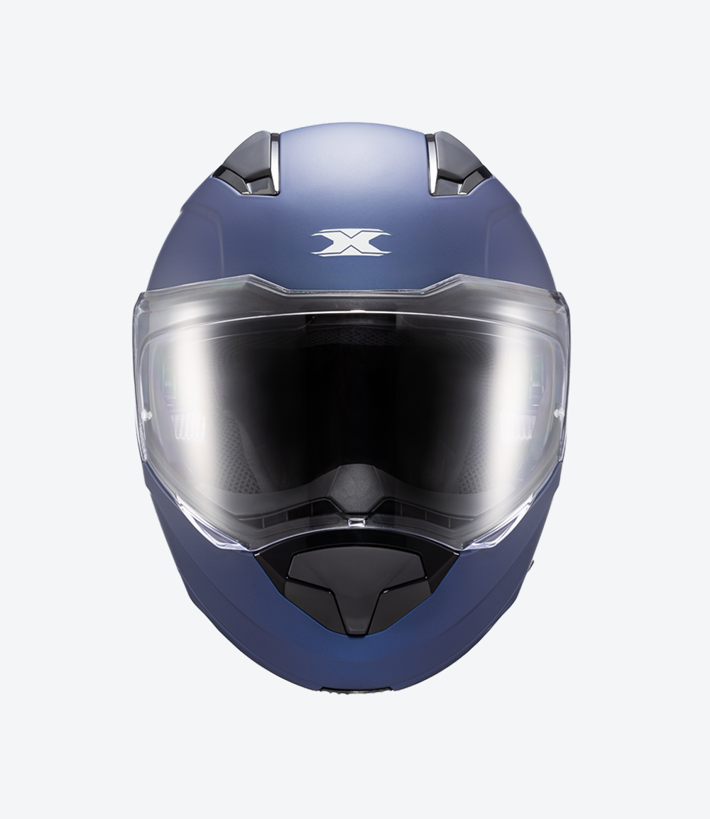 Capacete Texx Kratos Solid | Escamoteável | Azul Fosco