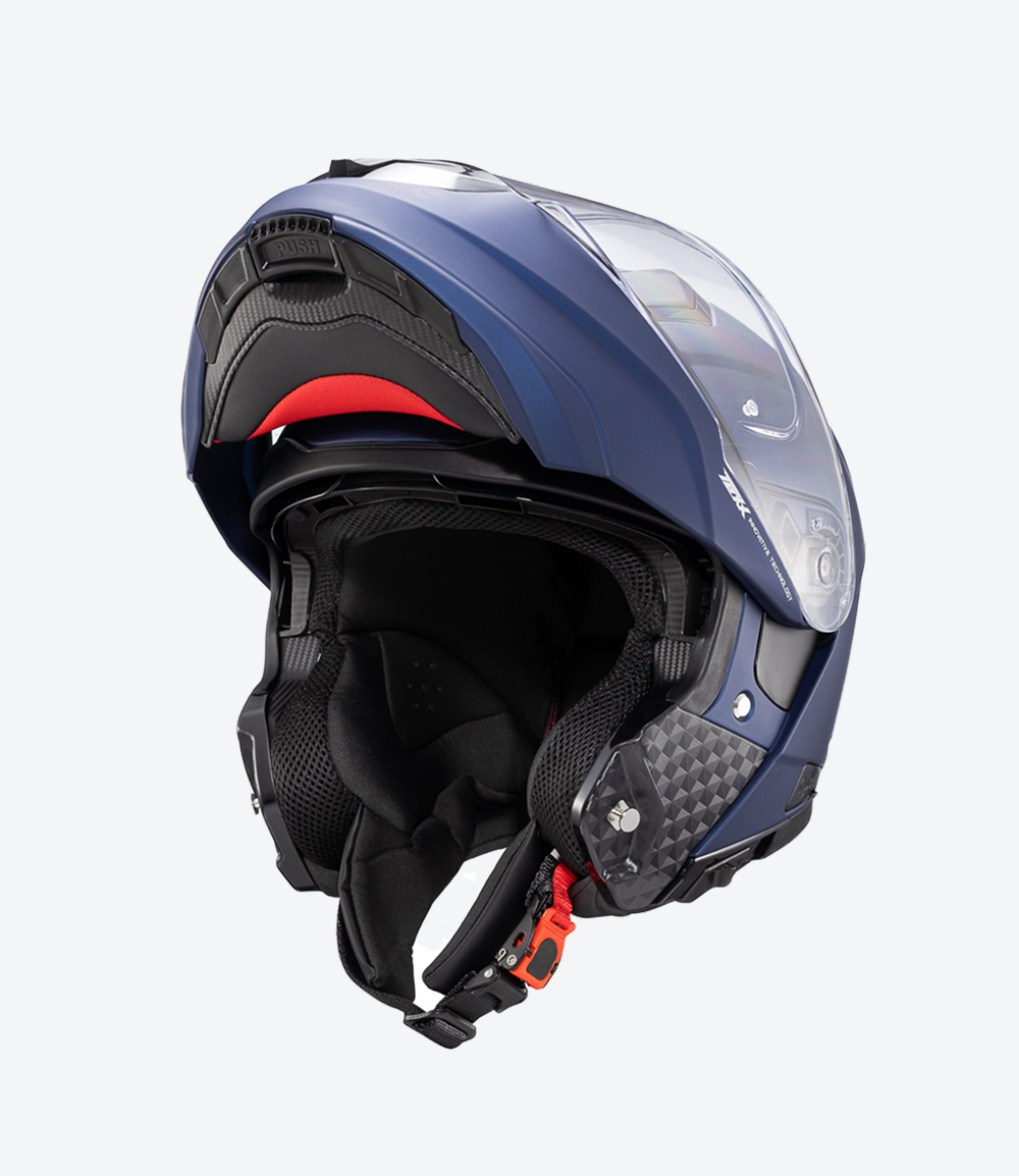Capacete Texx Kratos Solid | Escamoteável | Azul Fosco