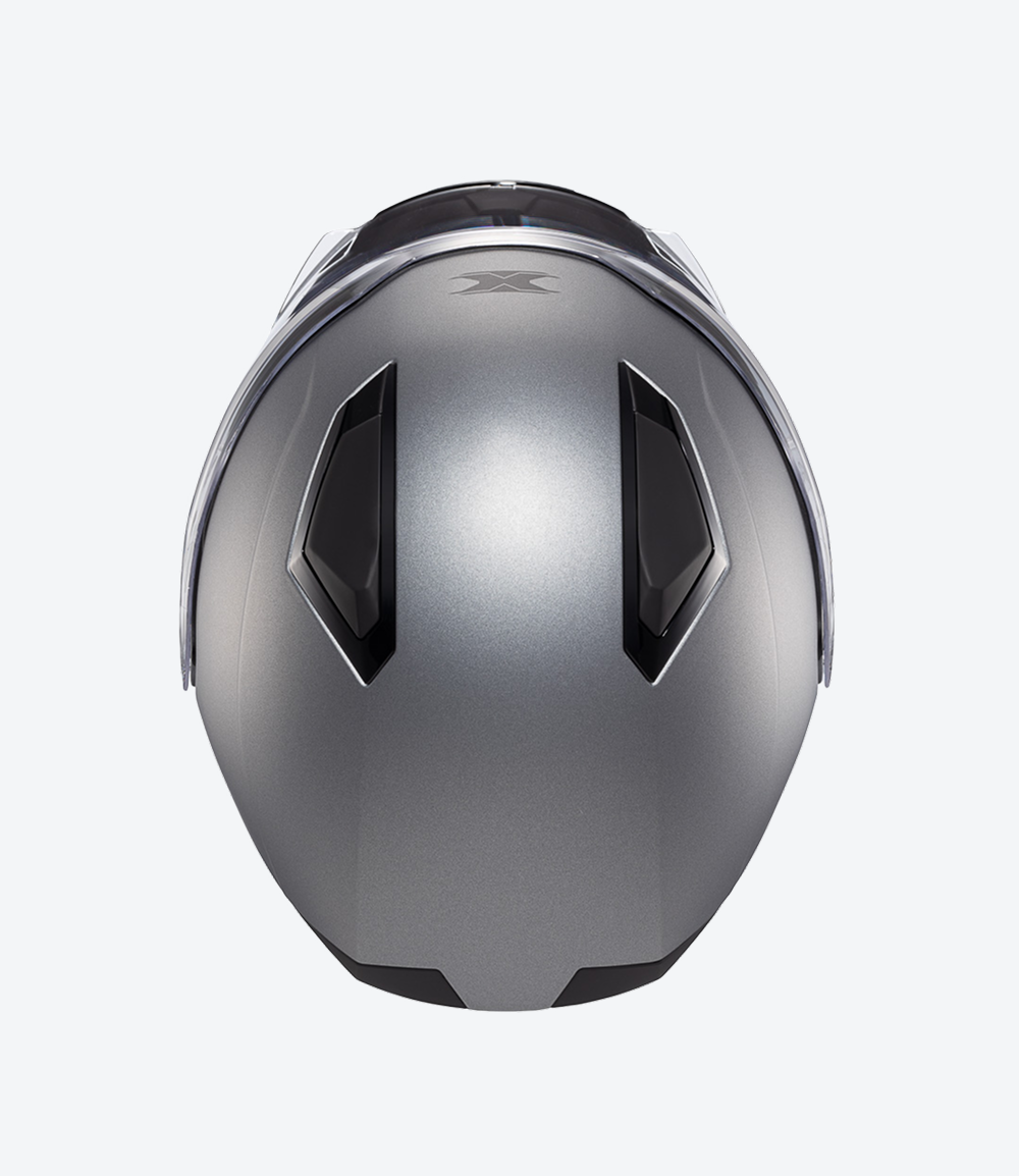 Capacete Texx Kratos Solid | Escamoteável | Titânio Fosco