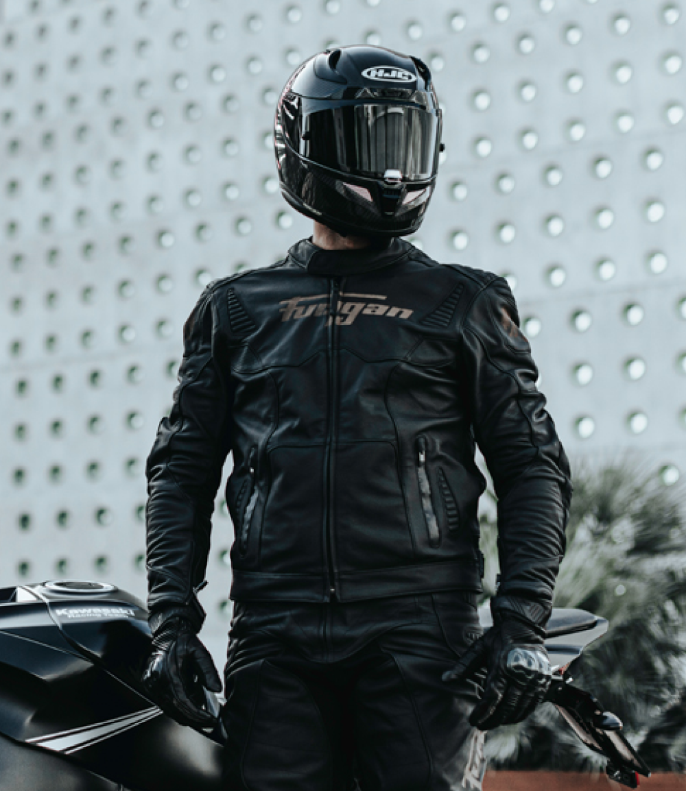 Capacete HJC Rpha 11 Carbon Bleer | Preto e Cinza
