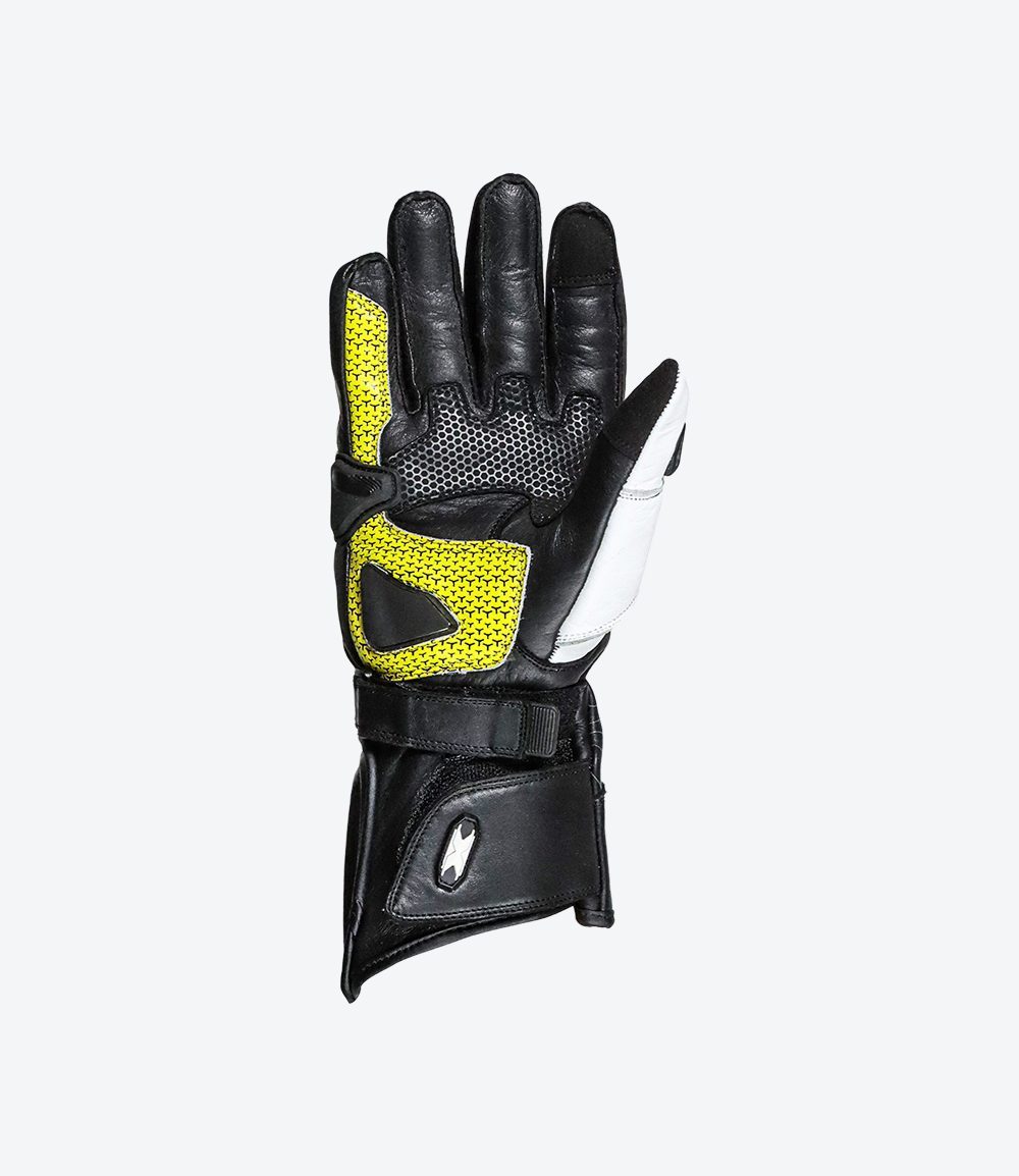 Luvas Texx Pista V2 | Masculina | Vermelha e Amarela