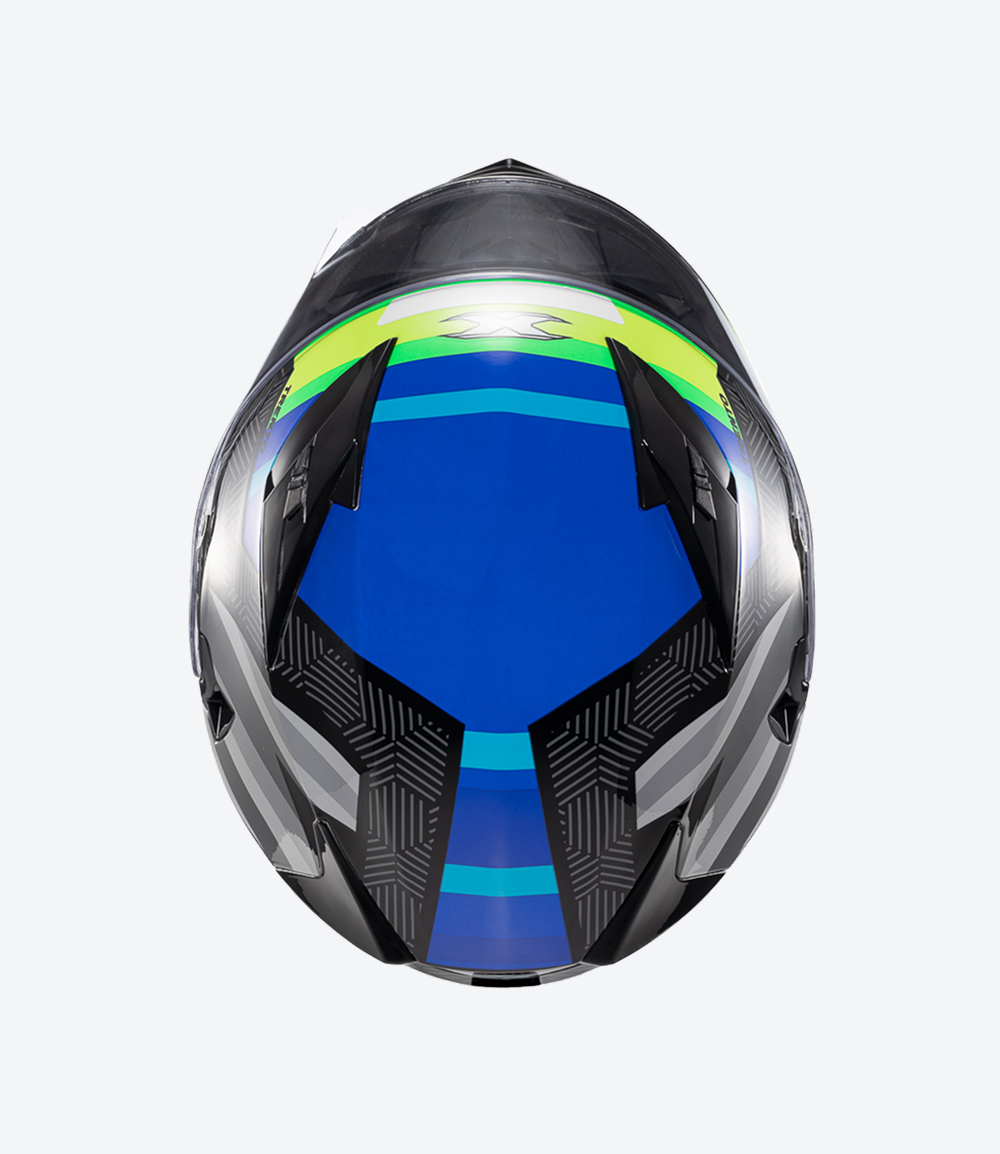 Capacete Texx Strike Trento | Amarelo e Verde Brilhoso