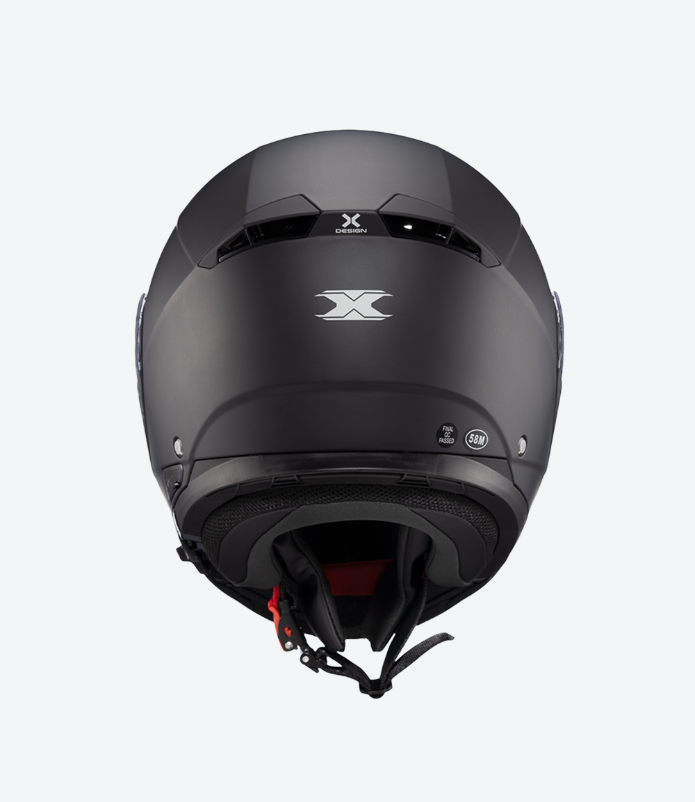Capacete Texx Kratos Solid | Escamoteável | Preto Fosco