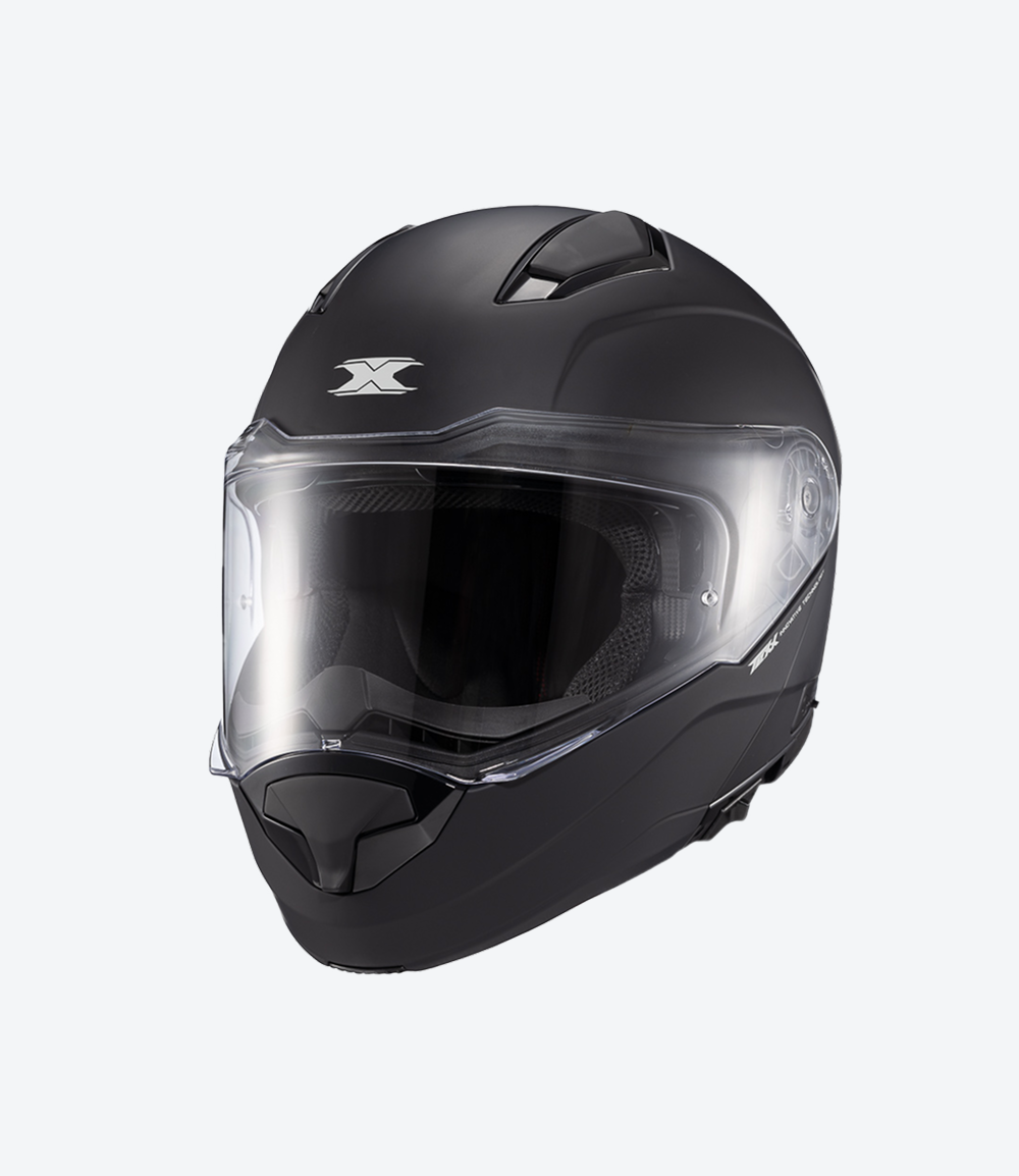Capacete Texx Kratos Solid | Escamoteável | Preto Fosco
