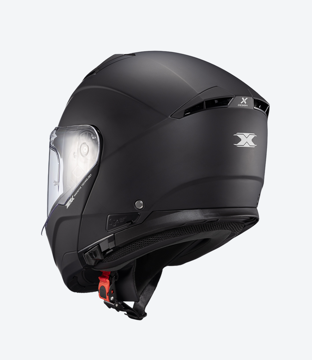Capacete Texx Kratos Solid | Escamoteável | Preto Fosco