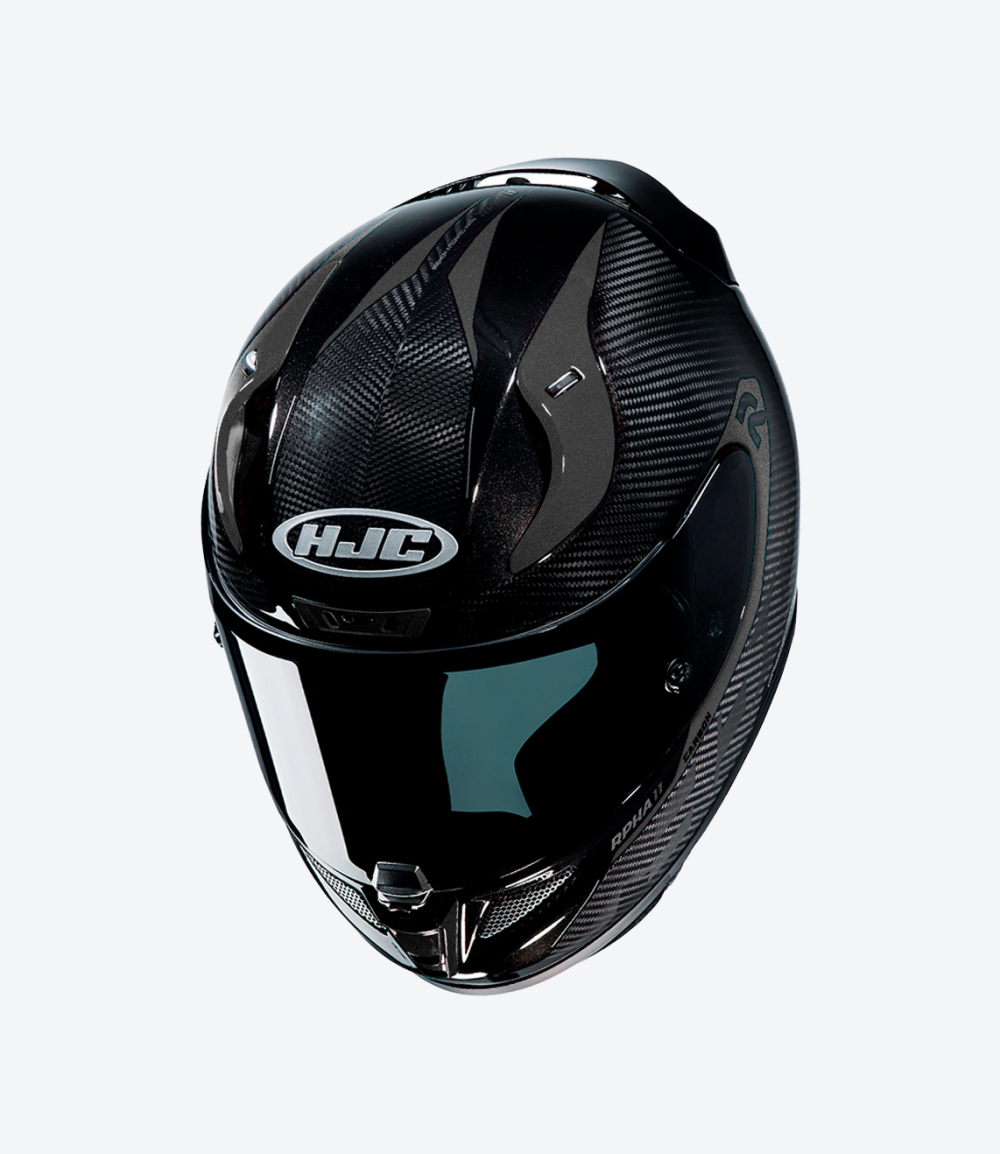 Capacete HJC Rpha 11 Carbon Bleer | Preto e Cinza