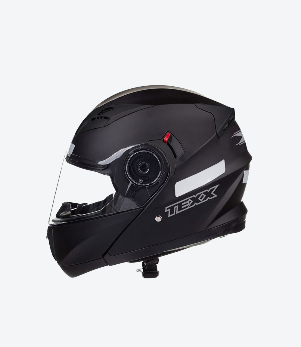 Capacete Texx Gladiator V3 | Escamoteável | Preto Fosco